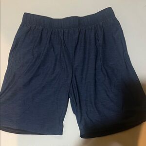 Athletic Works Men's Dark Blue Athletic Shorts